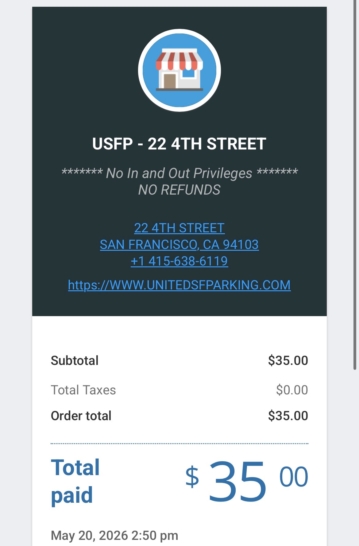 Cribl x Tea Class Parking Reimbursement